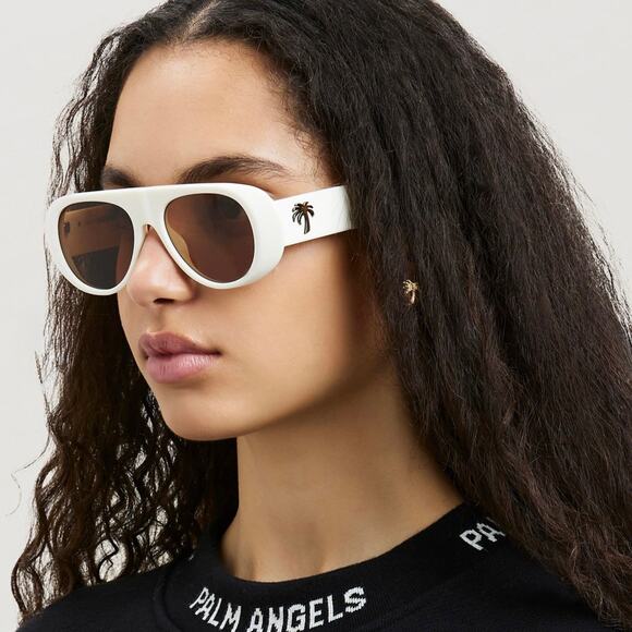 New, PALM ANGELS Sunglasses PERI011 0160 Authentic - Picture 1 of 15